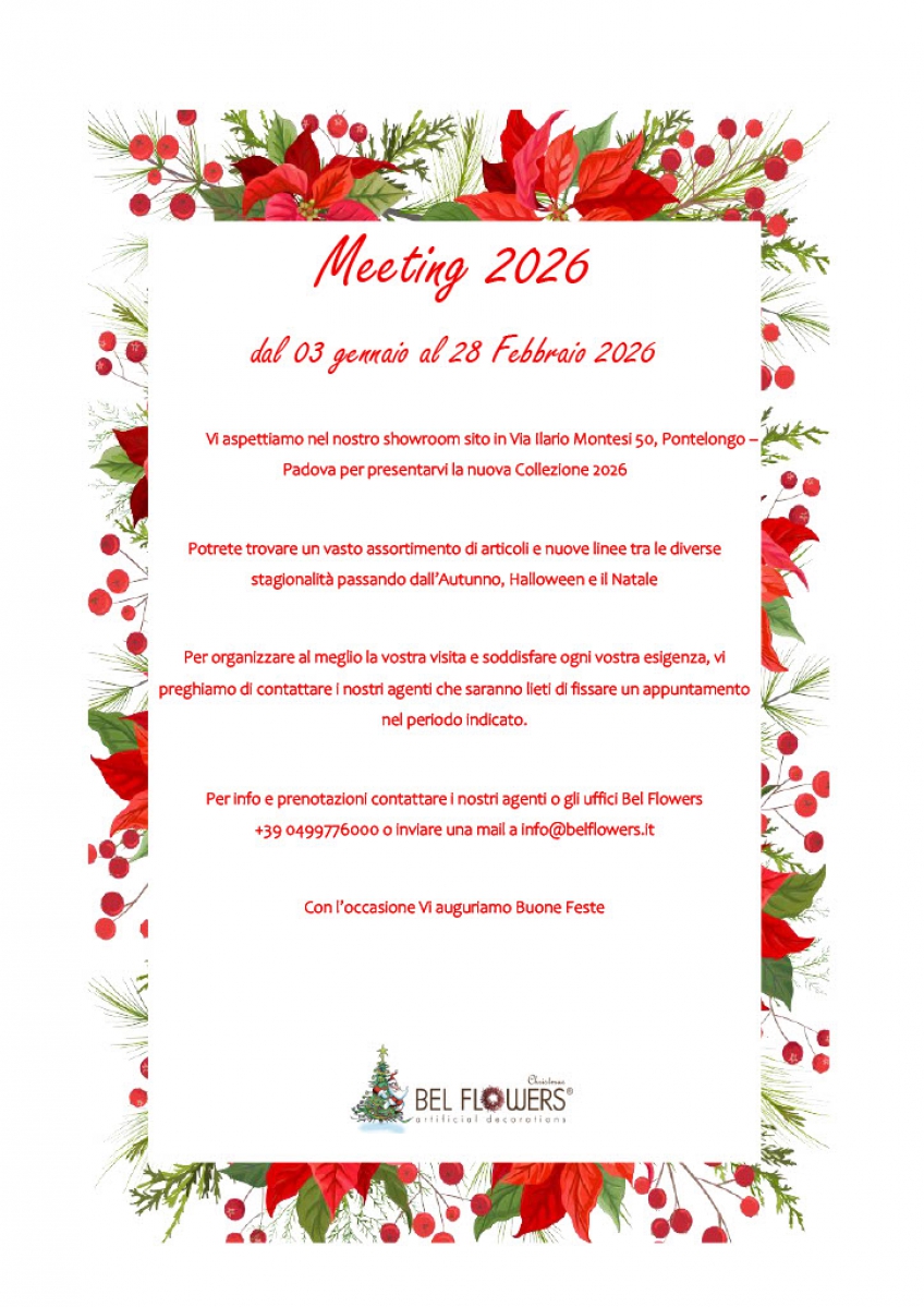 MEETING NATALE 2026